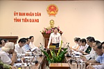 Tiền Giang họp trực tuyến chỉ đạo phòng, chống bệnh do nCoV đến tận cơ sở