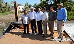 Chủ tịch UBND tỉnh kiểm tra công tác chống hạn, mặn