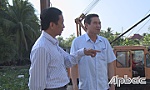 Mở cống Sáu Ầu - Xoài Hột để xả mặn