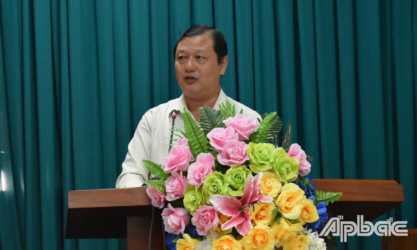 Bí thư Đảng ủy Văn phòng Tỉnh ủy Phan Phùng Phú triển khai Kế hoạch 34.