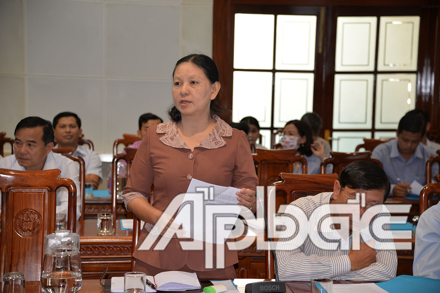 Đại biểu phát biểu tại hội nghị