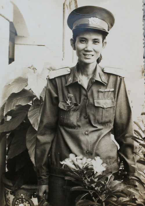 Chân dung Anh hùng LLVT Lê Thị Hiếu Tâm.