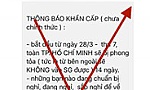 Đã xác định được 18 chủ tài khoản tung tin 