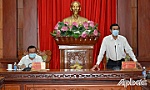 Siết tiến độ thi công 3 công trình chào mừng Đại hội Đại biểu Đảng bộ tỉnh Tiền Giang lần thứ XI