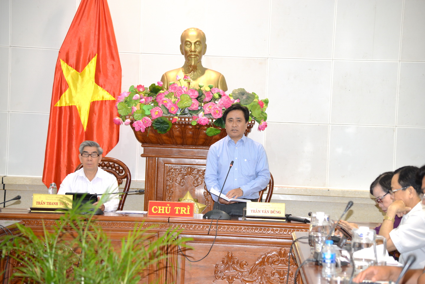 ​Đồng chí Trần Văn Dũng phát biểu chỉ đạo