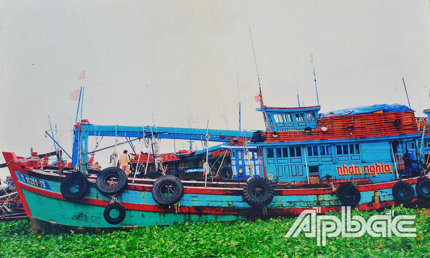  Tàu cá của ông Sơn đã bị phát mãi, bán cho người khác.   