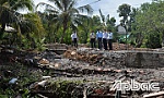 Việc thi công cống Cái Sơn không gây thiệt hại sản xuất