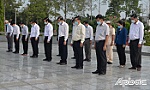 Lãnh đạo tỉnh Tiền Giang viếng Nghĩa trang Liệt sĩ tỉnh