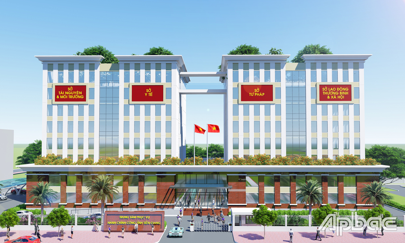 Trung tâm Phụ vụ hành chính công tỉnh Tiền Giang.
