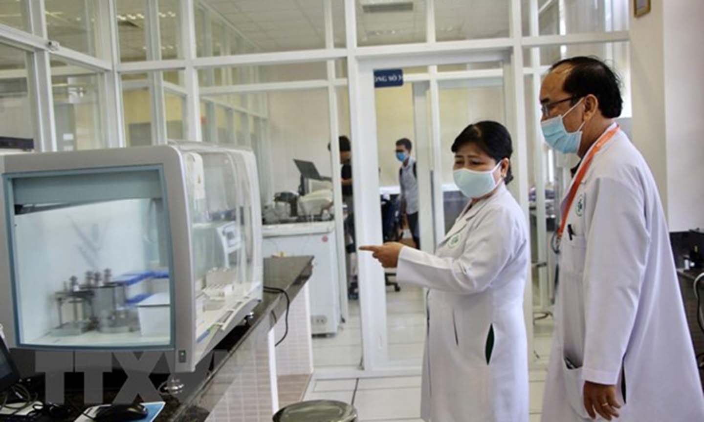 Một phòng Xét nghiệm sinh học phân tử. (Ảnh: Thanh Sang/TTXVN)