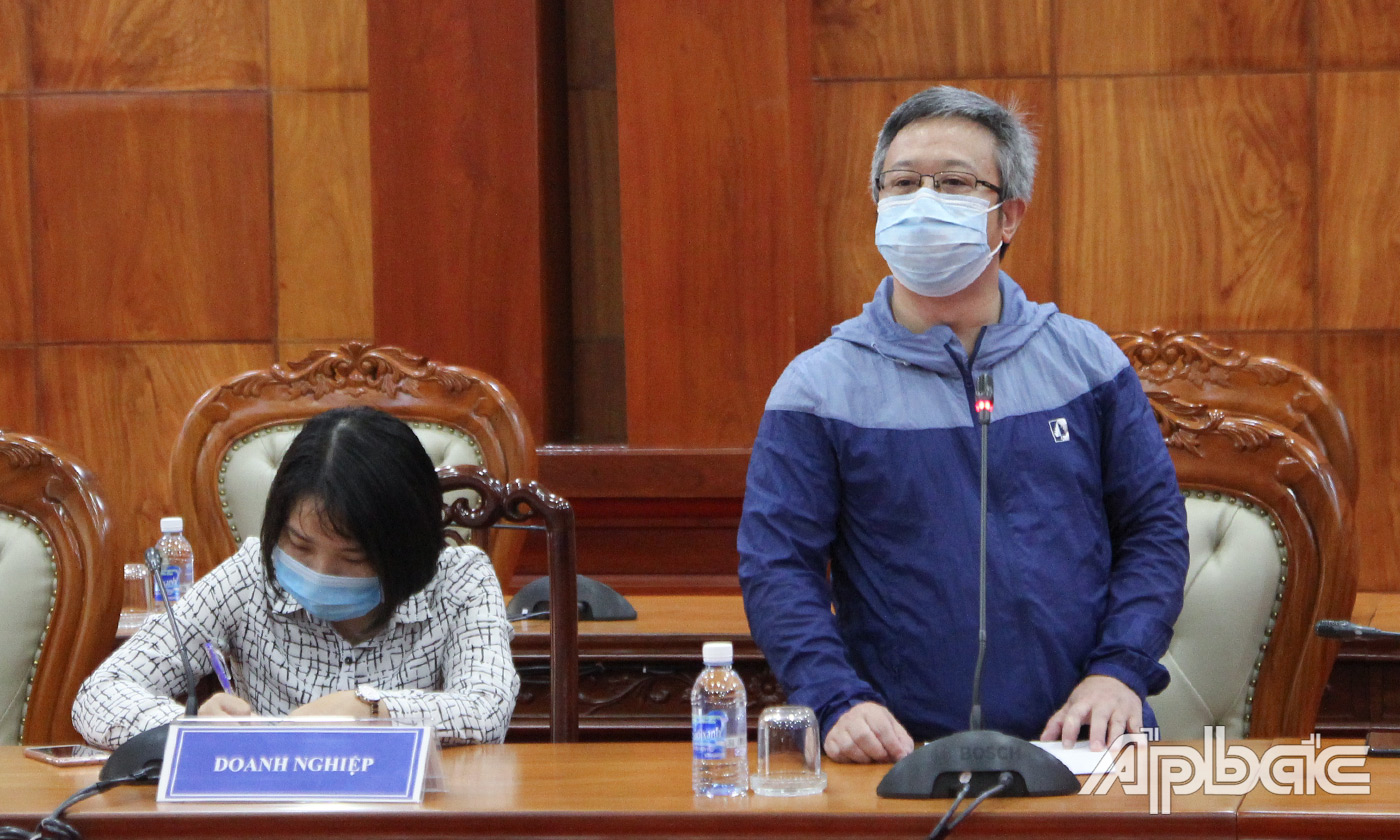 Chủ đầu tư phát biểu ý kiến.