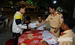 Công an huyện Châu Thành xử phạt 3 đối tượng đua xe trái phép