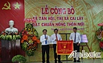 Tân Hội ra mắt xã nông thôn mới