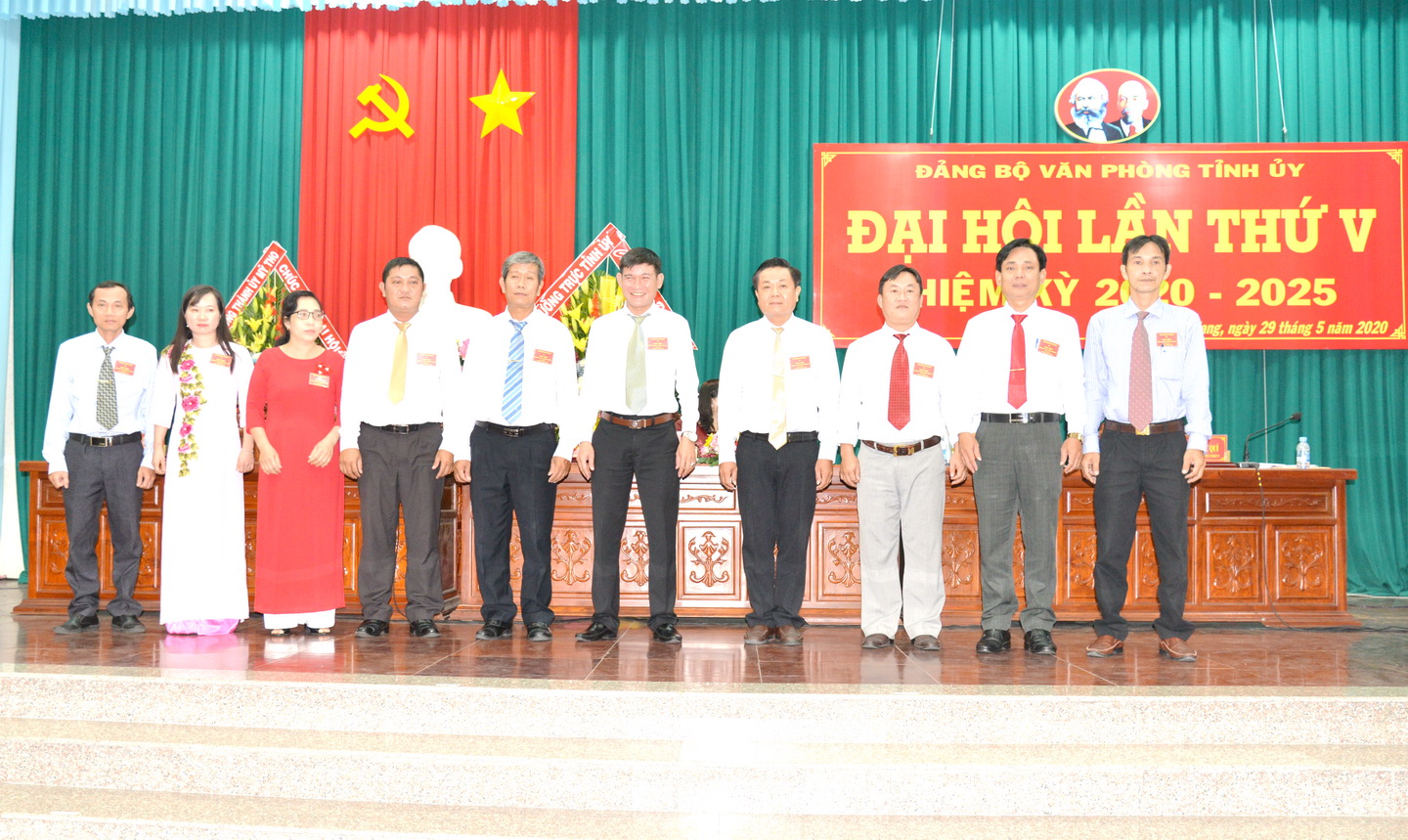 Ban chấp hành Đảng bộ Văn phòng Tỉnh ủy nhiệm kỳ 2020-2025 ra mắt đại hội