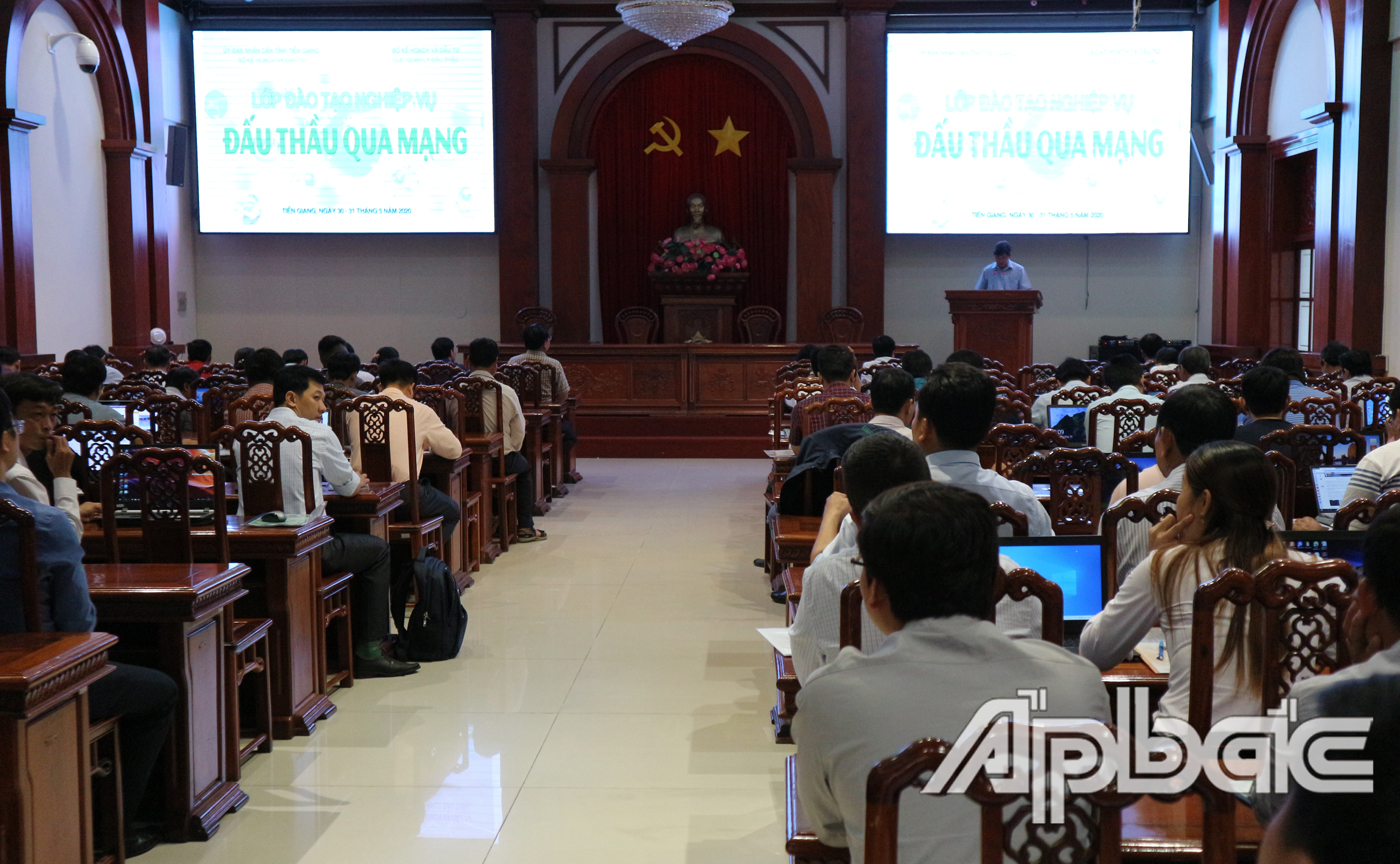 Quang cảnh lớp đào tạo