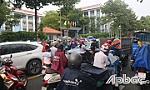TP. Mỹ Tho: Để đảm bảo an toàn trước cổng trường