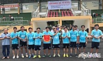 Tổ chức Giải Bóng đá ra mắt khán đài 500 chỗ ngồi huyện Chợ Gạo