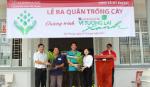 Agribank Tiền Giang ra quân trồng cây 