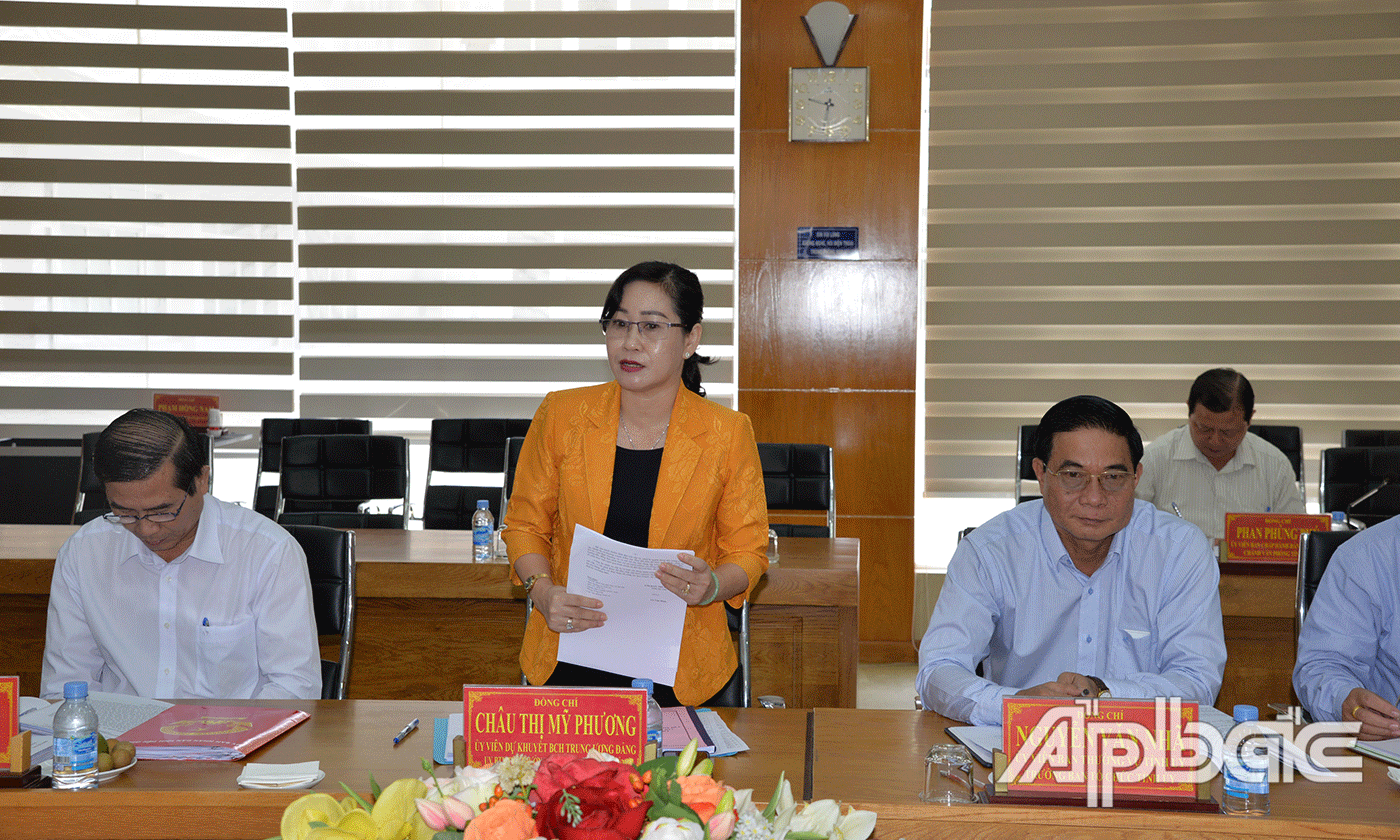 đồng chí Châu Thị Mỹ Phương 