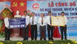 Hậu Thành ra mắt xã đạt chuẩn nông thôn mới