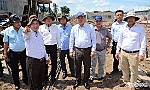 Lãnh đạo tỉnh Tiền Giang kiểm tra tiến độ xây dựng cầu Bình Xuân