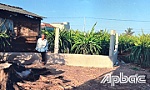 Ông Thập có xây hàng rào bít lối đi chung?