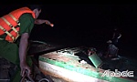 Bắt quả tang 3 phương tiện khai thác cát trái phép trên sông Tiền