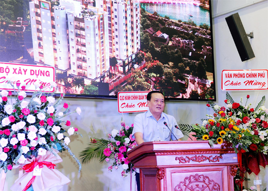 Ông Lê Văn Nghĩa, Phó Chủ tịch UBND Tỉnh Tiền Giang phát biểu tại sự kiện.