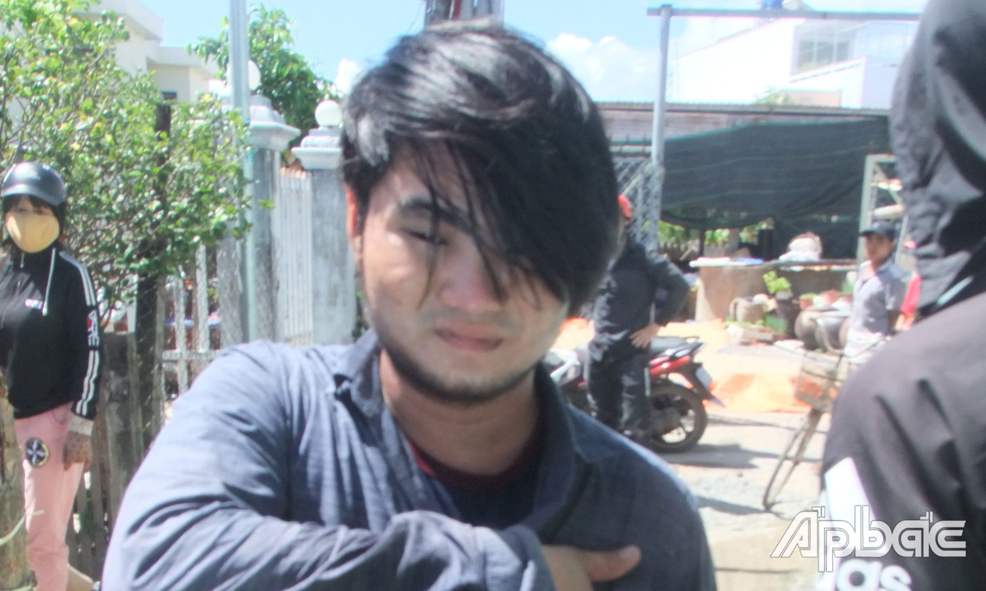 Văn Đức Trọng lúc bị bắt quả tang về hành vi tàng trữ trái phép chất ma túy.
