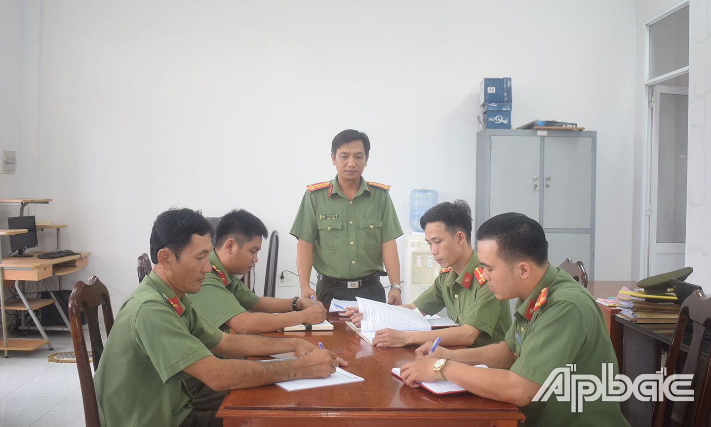  Đội An ninh họp phân công nhiệm vụ công tác.