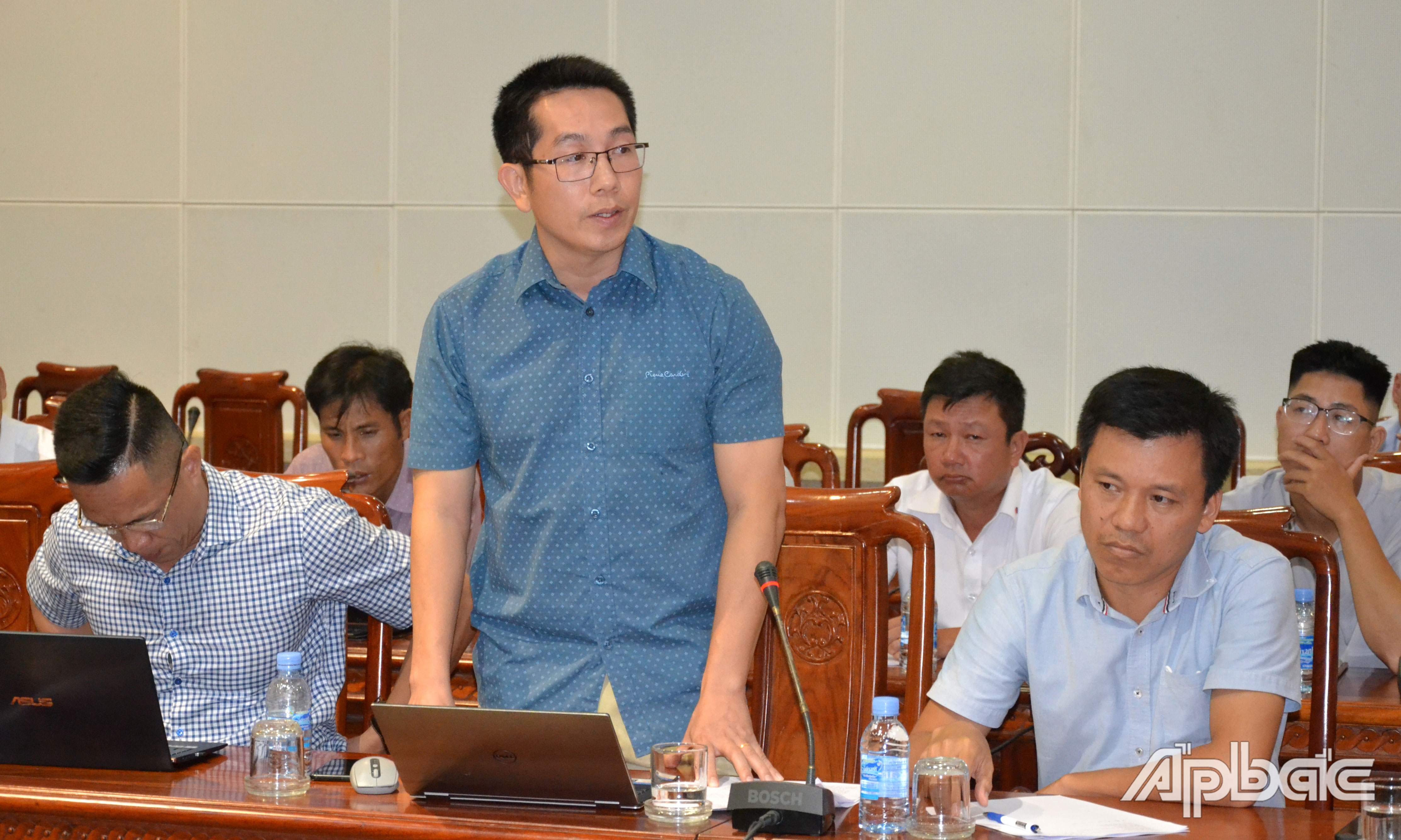 Đại diện DNDA phát biểu ý kiến.