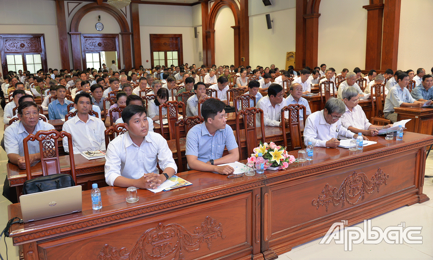 Quang cảnh hội nghị triển khai kế hoạch.