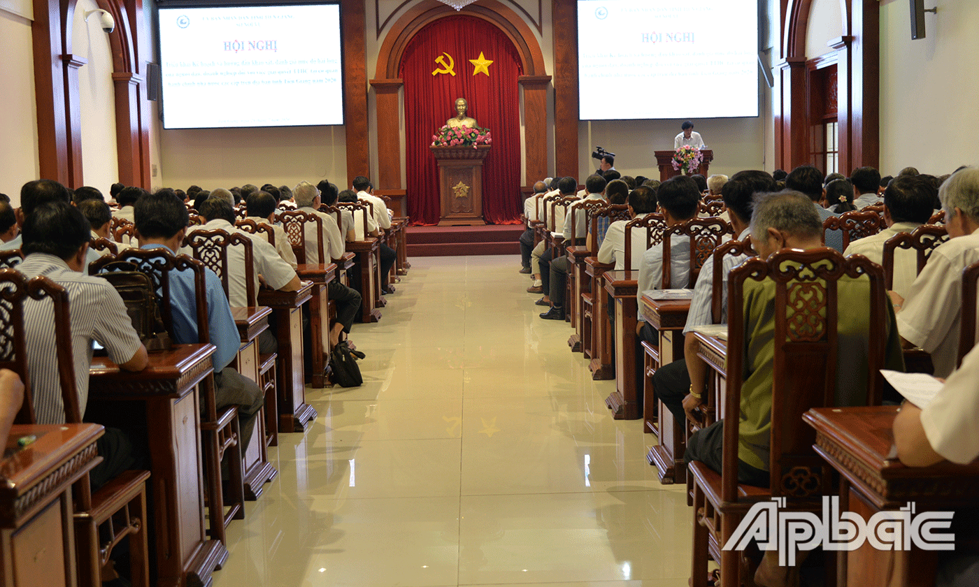 Quang cảnh hội nghị triển khai kế hoạch.