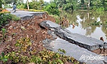 Người dân huyện Cái Bè lo lắng về tình trạng sạt lở