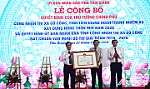 Công bố hoàn thành nhiệm vụ xây dựng nông thôn mới và đạt chuẩn văn minh đô thị