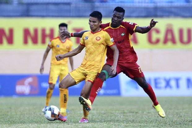 Thanh Hóa quyết định không tiếp tục thi đấu V-League 2020, muốn kết thúc giải đấu sớm. (Ảnh: Nguyên An/Vietnam+) 