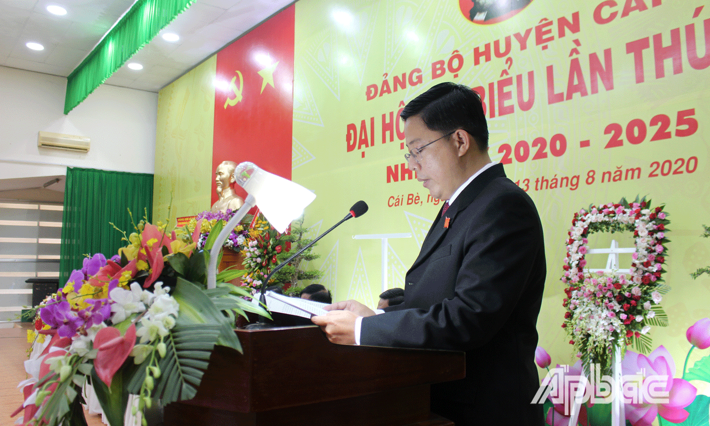 Đồng chí Trần Thanh Nguyên phát biểu khai mạc Đại hội.