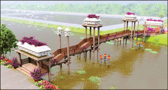 Trà Sư mới bắc cầu Kiều Để cho du khách bao điều ngẩn ngơ