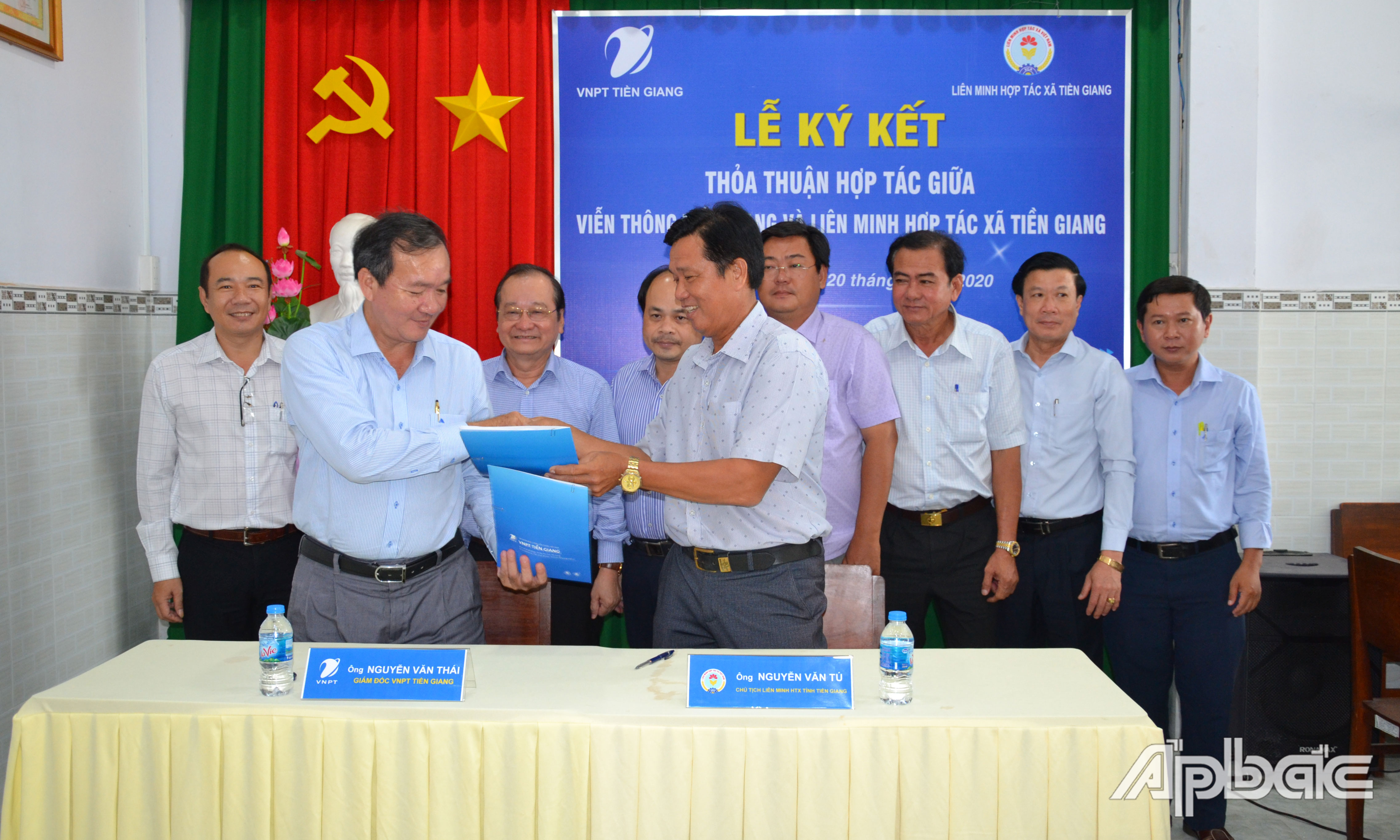 Lễ ký kết thỏa thuận hợp tác.