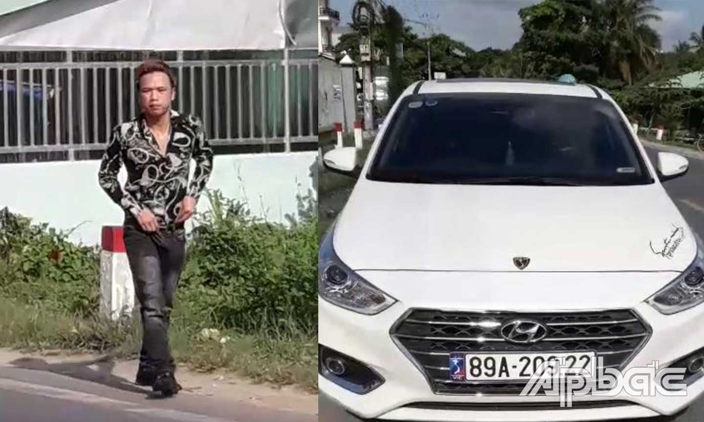 Đối tượng May và phương tiện gây tai nạn.