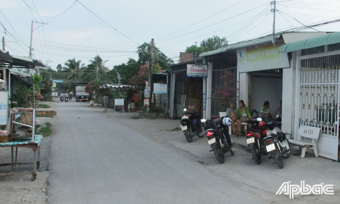 Ngôi nhà xảy ra vụ mất trộm.