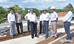 Tiến độ thi công cầu Vàm Trà Lọt đạt hơn 85%