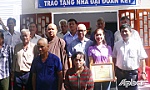 Trao nhà tình thương cho hộ anh Trần Văn Thi
