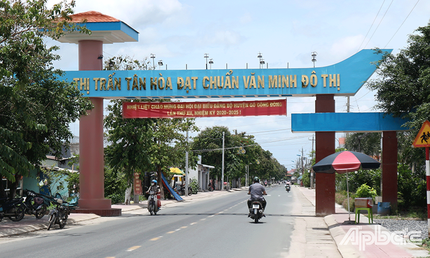 Thị trấn Tân Hòa đầu tư 