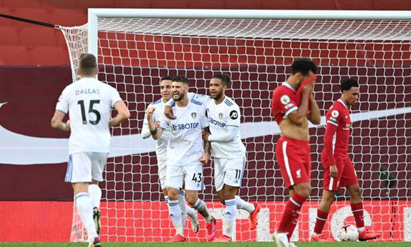 Leeds đã thi đấu vô cùng kiên cường trước Liverpool dù 3 lần bị dẫn trước