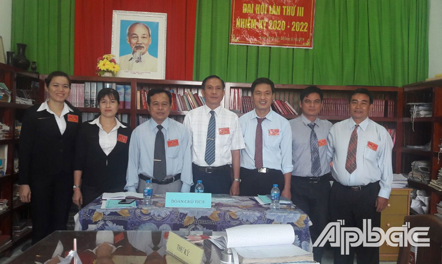 Cán bộ, công chức tuyên giáo huyện Châu Thành tại Đại hội Chi bộ Ban Tuyên giáo Huyện ủy lần thứ III, nhiệm kỳ 2020 - 2022.