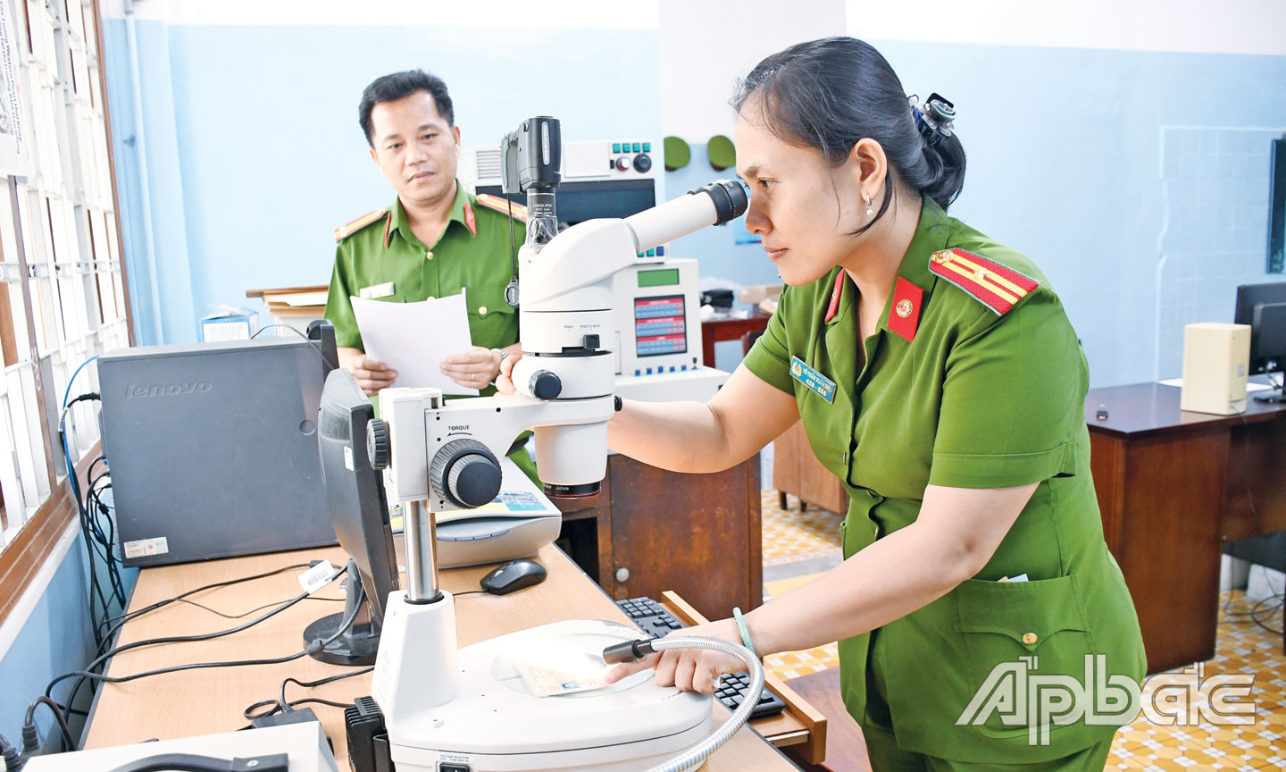 Phòng KTHS giám định tài liệu.