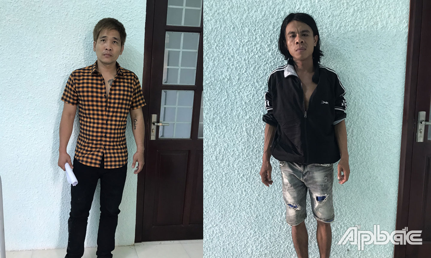 2 đối tượng tại cơ quan điều tra.