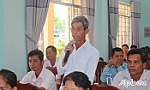 Cử tri quan tâm vấn đề môi trường và phòng chống hạn, mặn