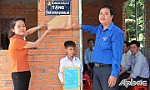 Hội đồng Đội huyện Cái Bè bàn giao 2 nhà 